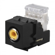 Аудио розетка RSA Fede Черный