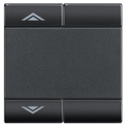 LL Клавиша UP DOWN 2 модуля, цвет антрацит