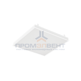 Светодиодный светильник "ВАРТОН" грильято подвесной 588*588*50мм 36 ВТ 6500К с планками для подвеса С РАМКОЙ