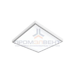 Светодиодный светильник "ВАРТОН" офисный накладной 595*595*50 мм 27 ВТ 6500К класс защиты IP40