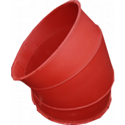 Отвод 45 градусов (круглый сварной)