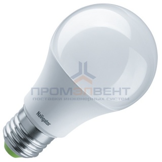 Лампа светодиодная низковольтная NLL-A60 12W 12V/24V 4000K 1000Lm Е27 d60х115mm