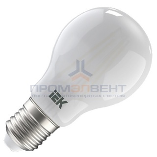 Лампа LED A60 шар матовый 11Вт 230В 3000К E27 серия 360° IEK