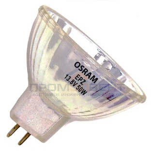 Лампа специальная галогенная Osram 64608 EPZ 50W 13.8V GX5.3 1000h