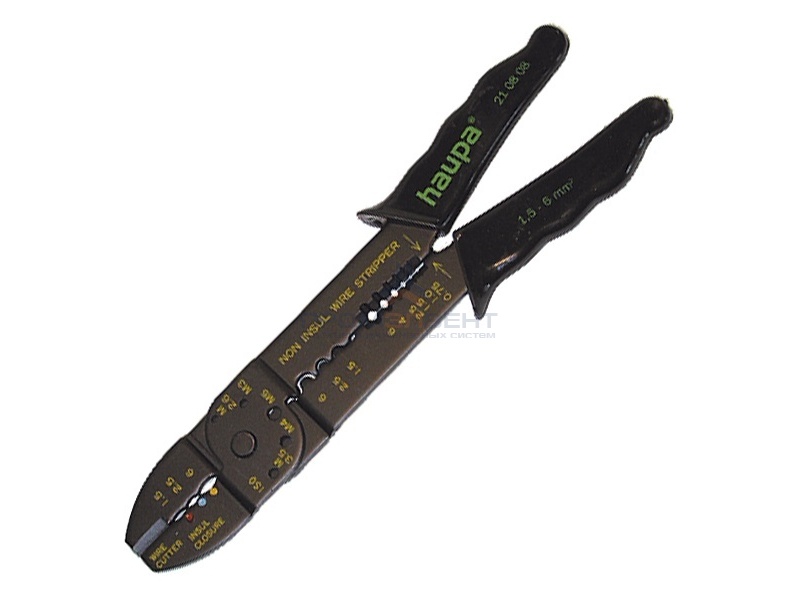 Инструмент обжимной HAUPA для изолированных и неизолированных кабельных наконечников